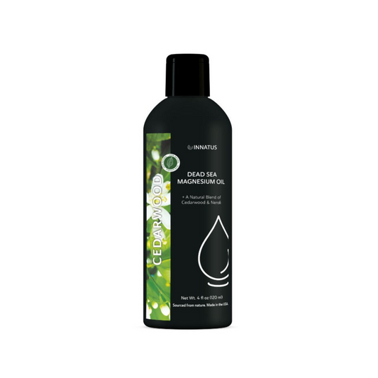 Natural dead sea magnesium cedarwood and neroli oil