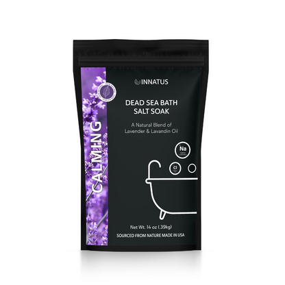 Dead sea Calming bath salt soak with 21 minerals