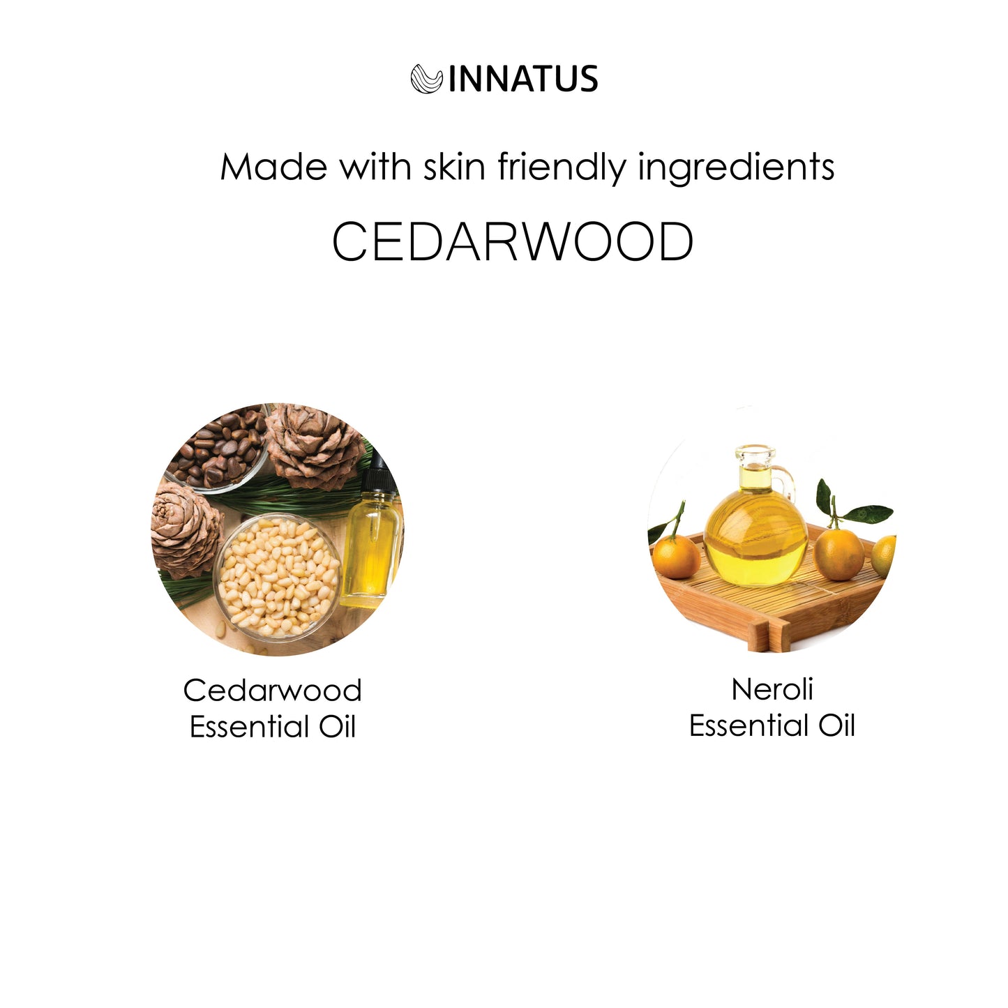 Natural dead sea magnesium cedarwood and neroli oil