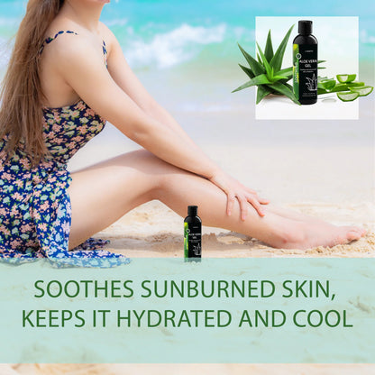 Natural Soothing Aloe Vera Gel For Burns & Skin Irritations